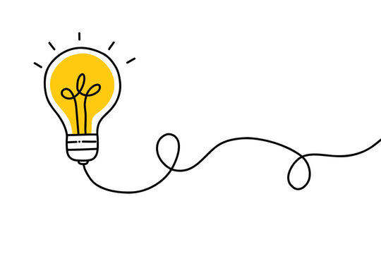 Illustration of a lightbulb moment